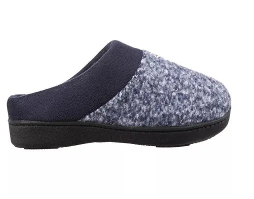 360 All Around Memory Foam House Shoe in Navy Blue by Isotoner