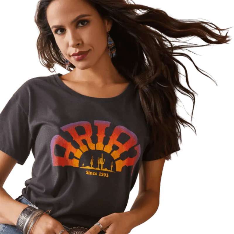 Ariat Women's Rainbow Charcoal Heather T-Shirt 10044606