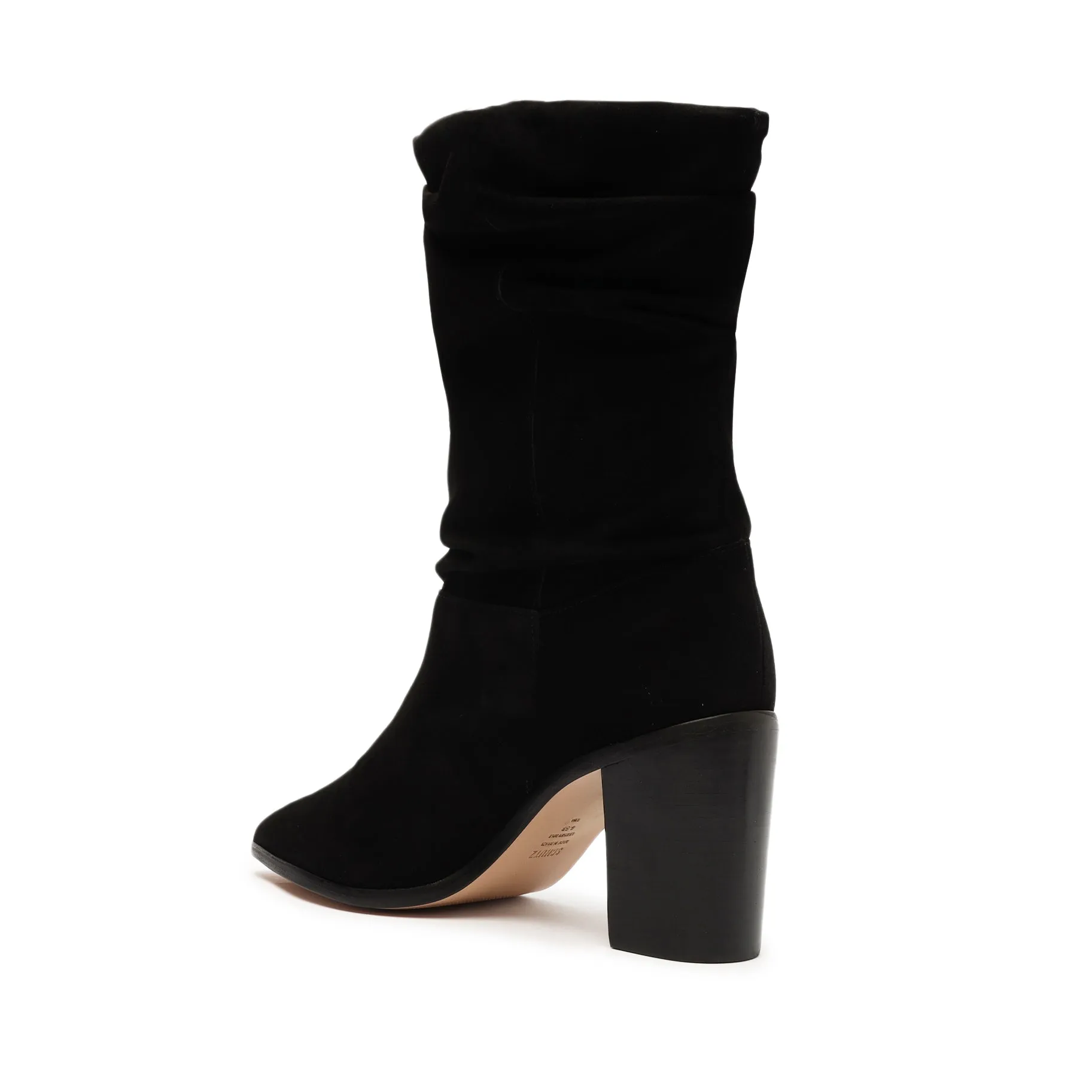 Ashlee Block Suede Bootie