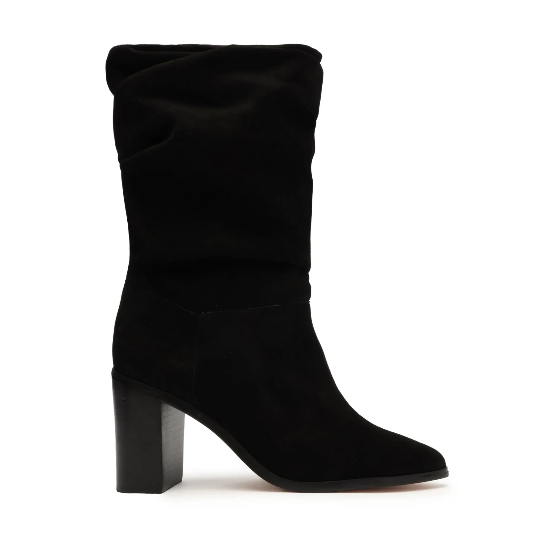 Ashlee Block Suede Bootie