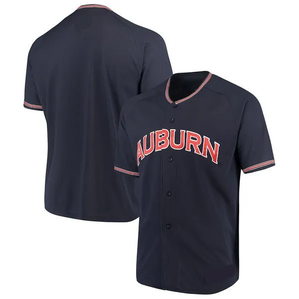 Auburn Tigers Customizable College Baseball Jersey - 2 Styles Available