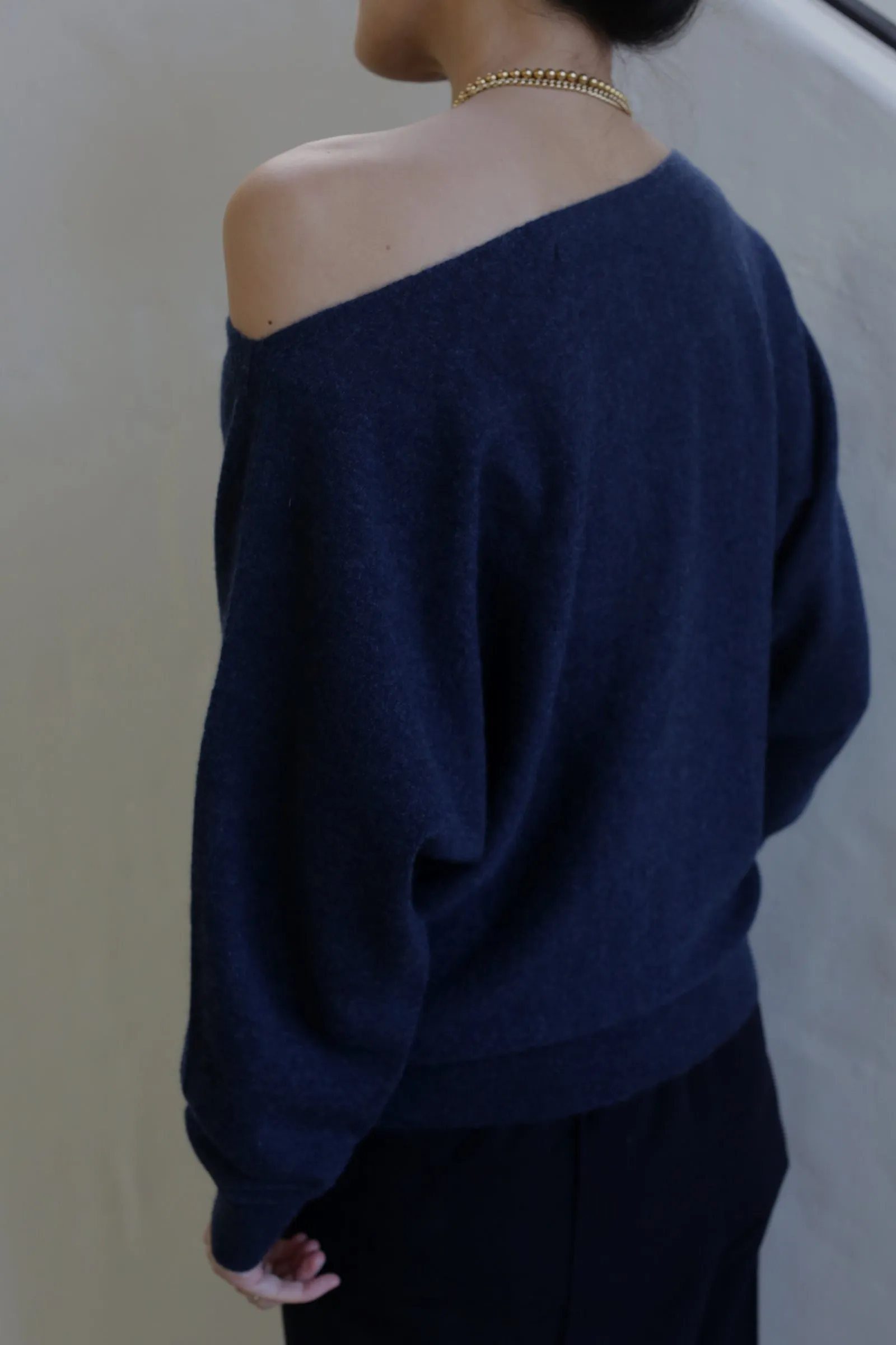 Ballerina's Cashmere Sweater | Navy