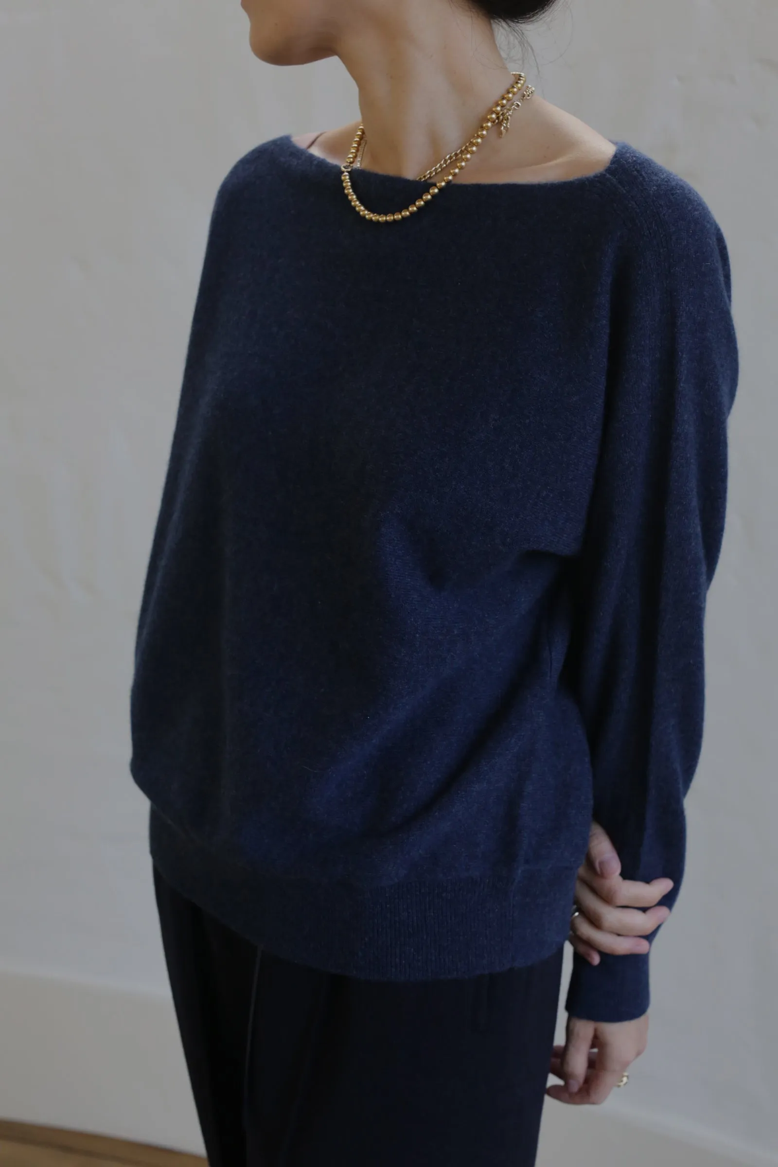 Ballerina's Cashmere Sweater | Navy