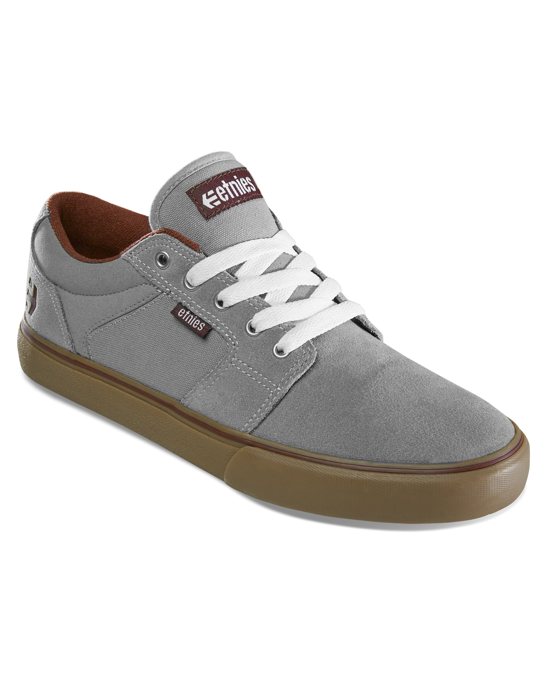 Barge LS Shoes in Grey & Gum & Red