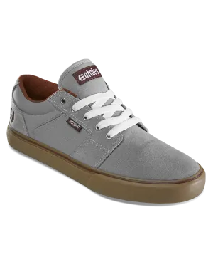 Barge LS Shoes in Grey & Gum & Red