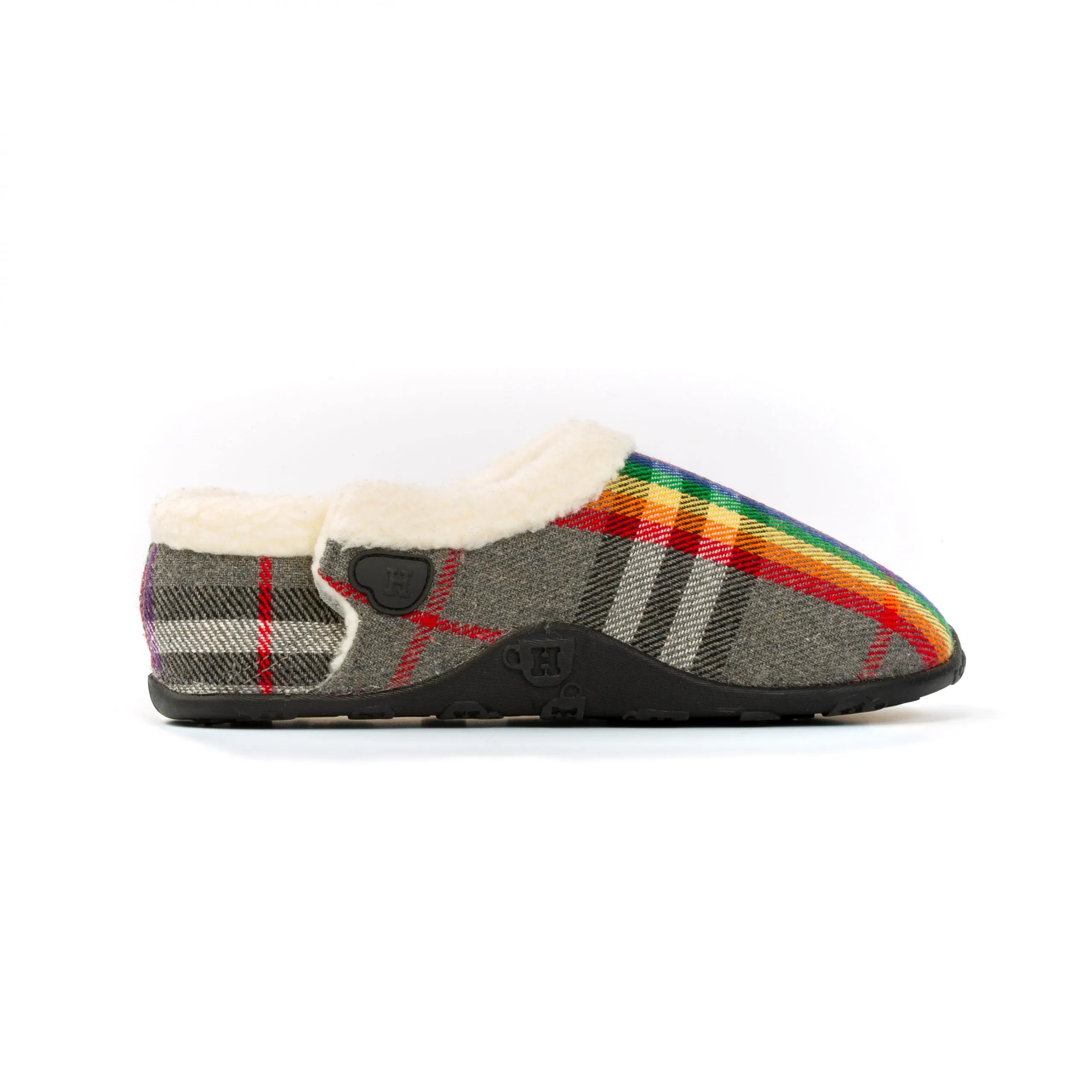 Bella - Rainbow Check Women's Slippers