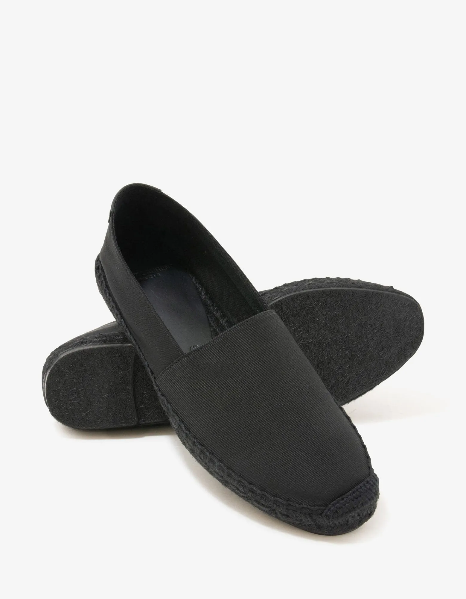 Black Logo Espadrilles -