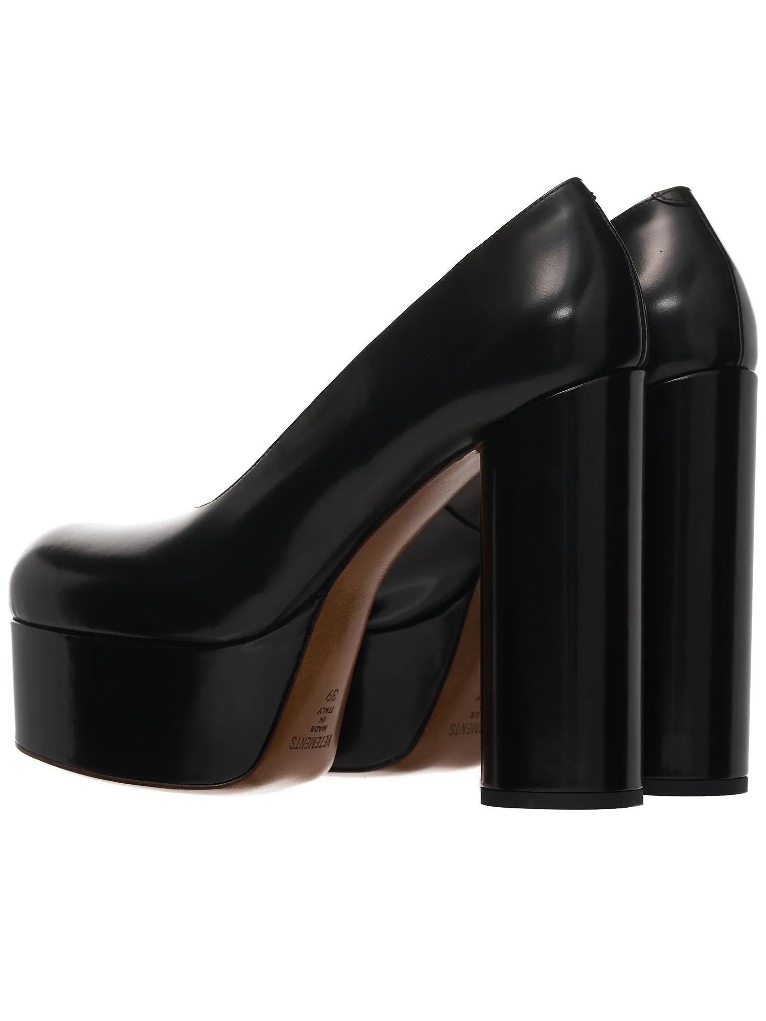 Blackout Platform Pumps (WE52HE800B-BLACK)