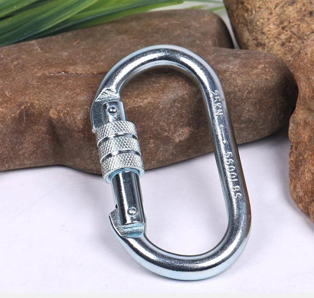 Climbing Carabiner climbing Locking Steel Carabiner Clip