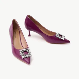 Crystal Buckle Pumps (Olivia)