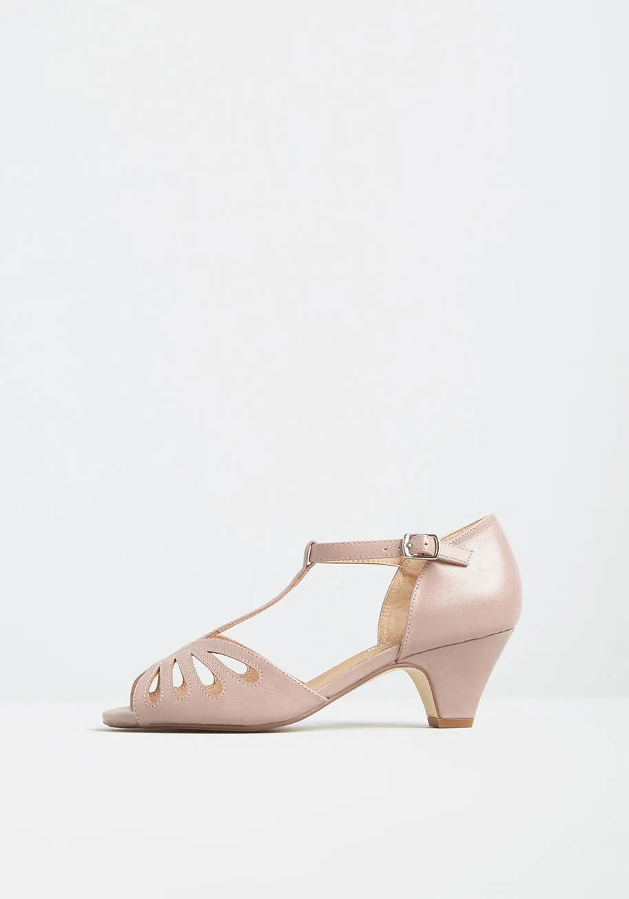 Dapper Dame T-Strap Heel