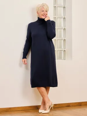 Dawn Knitted Dress - Navy