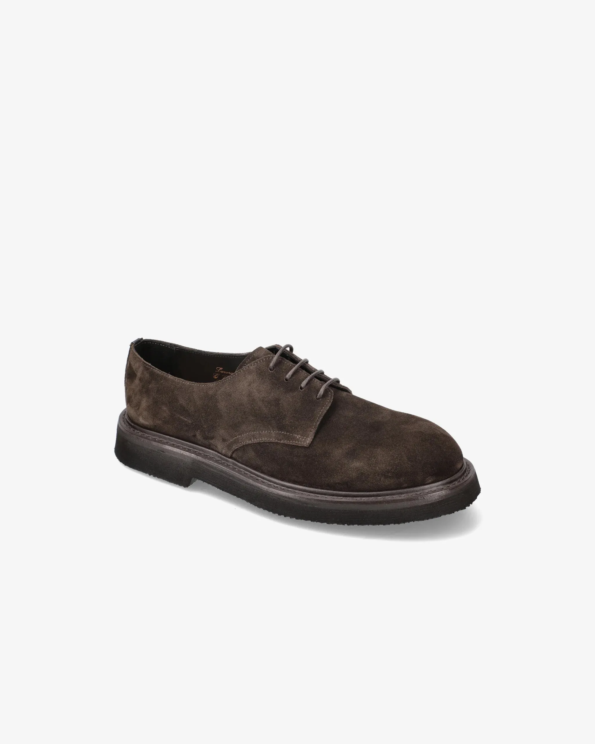 Derby 32115A Rain Horse Suede Leather Shoes