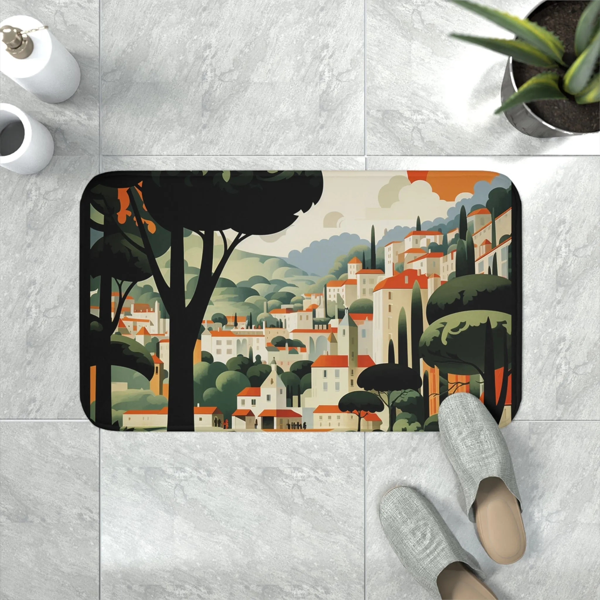 European Riviera  - Memory Foam Bath Mat