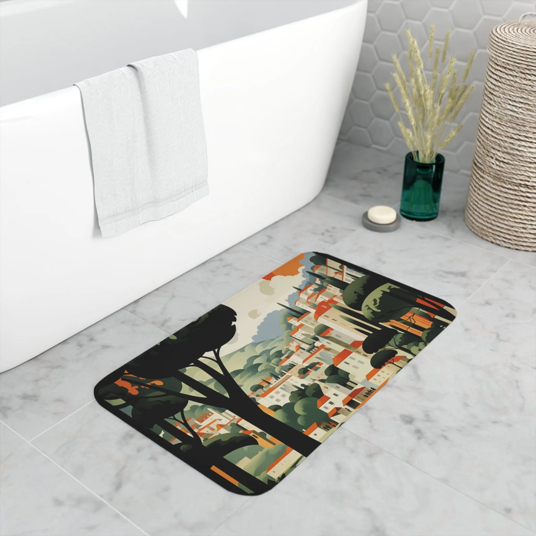 European Riviera  - Memory Foam Bath Mat