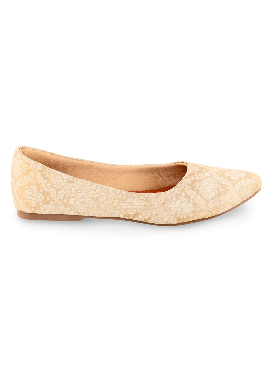 Gold Jaquard Ballerina