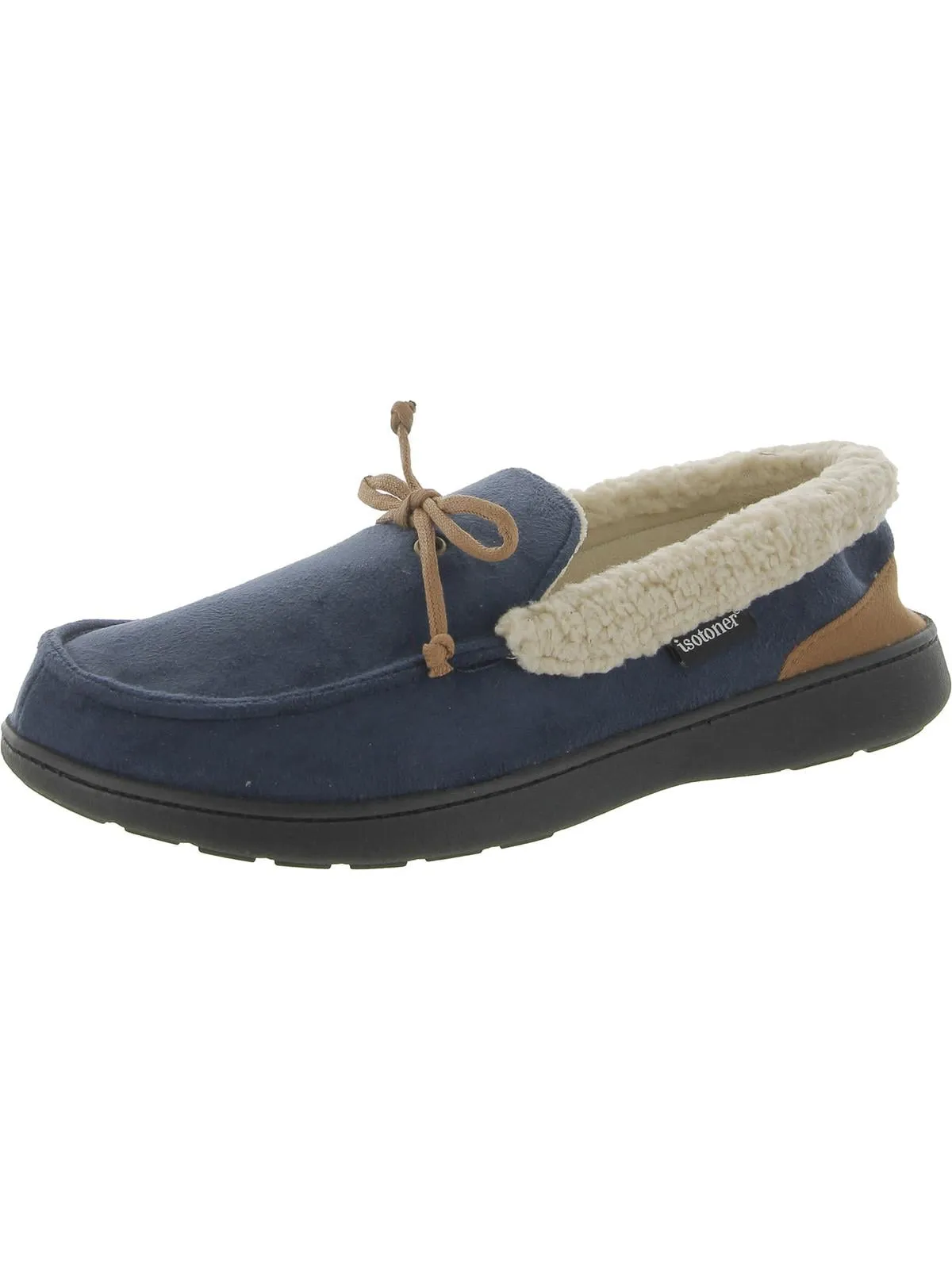 Isotoner Men's Vincent Moc Slipper Blue