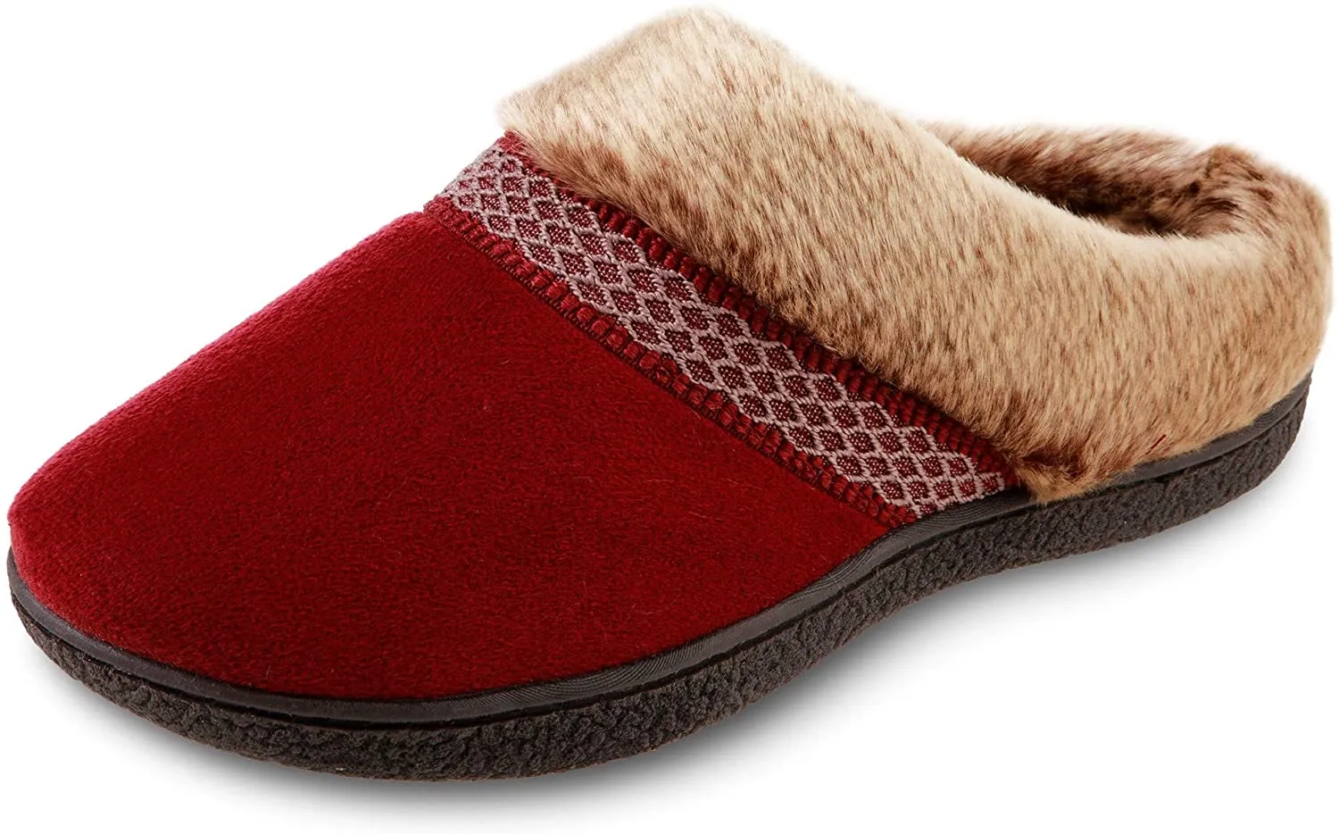 isotoner Women's Recycled Microsuede Mallory Hoodback Slipper