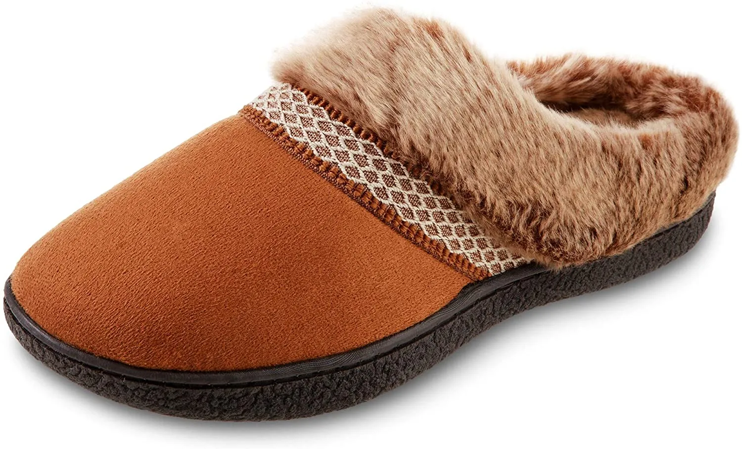 isotoner Women's Recycled Microsuede Mallory Hoodback Slipper