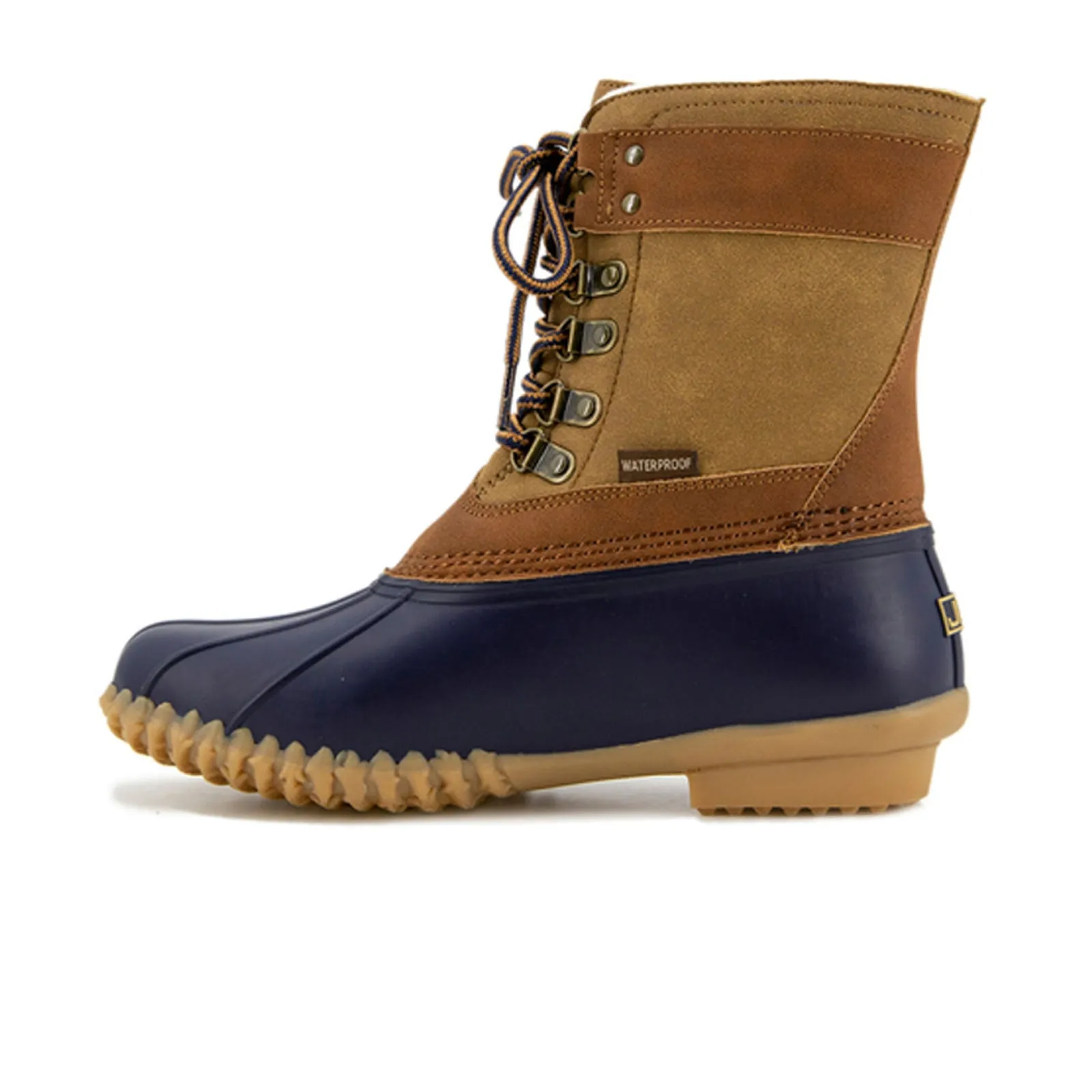 JBU Windsor Waterproof Boot (Women) - Navy/Tan