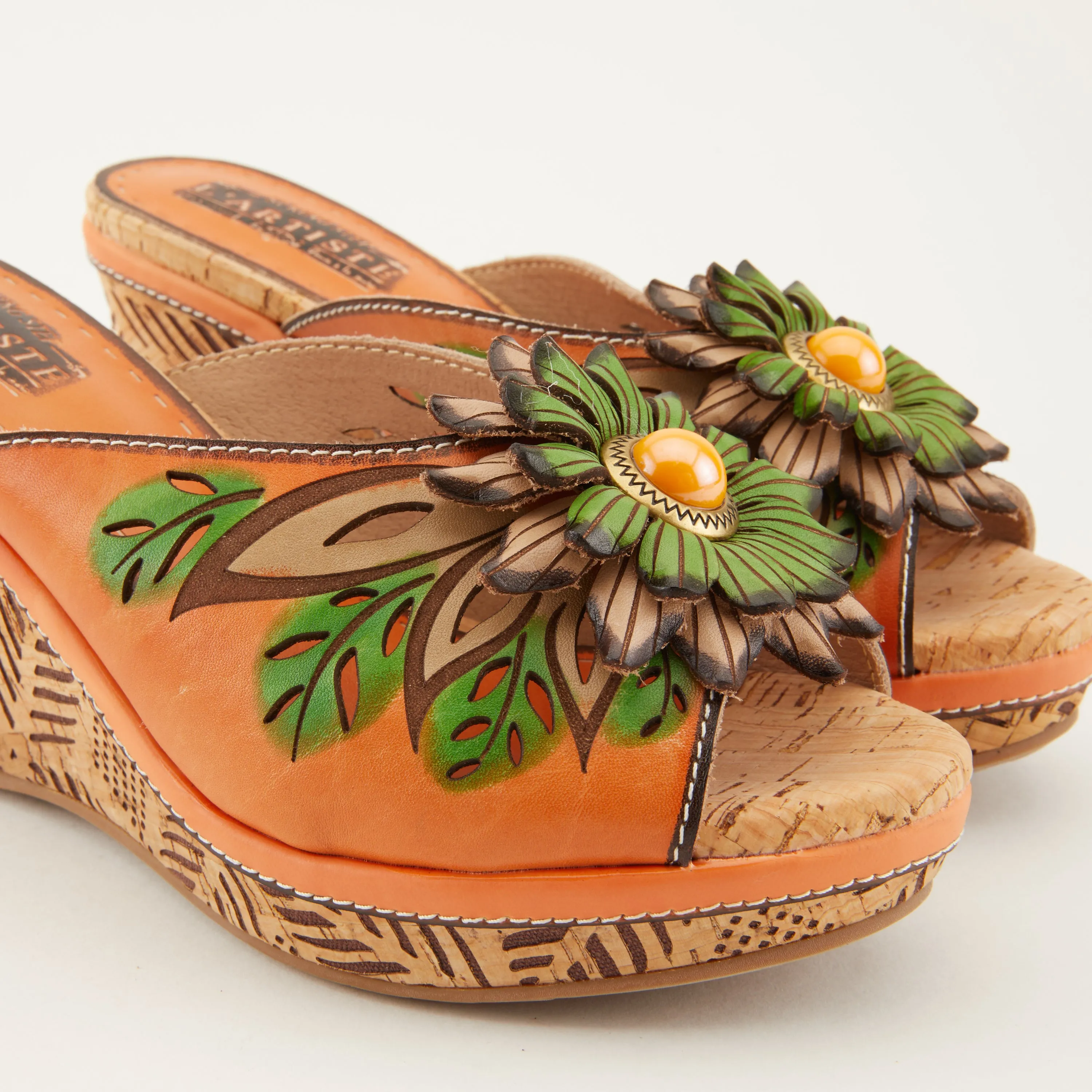 L'ARTISTE BLOOM SLIDE SANDALS