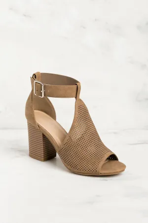 Marceline Taupe Heels