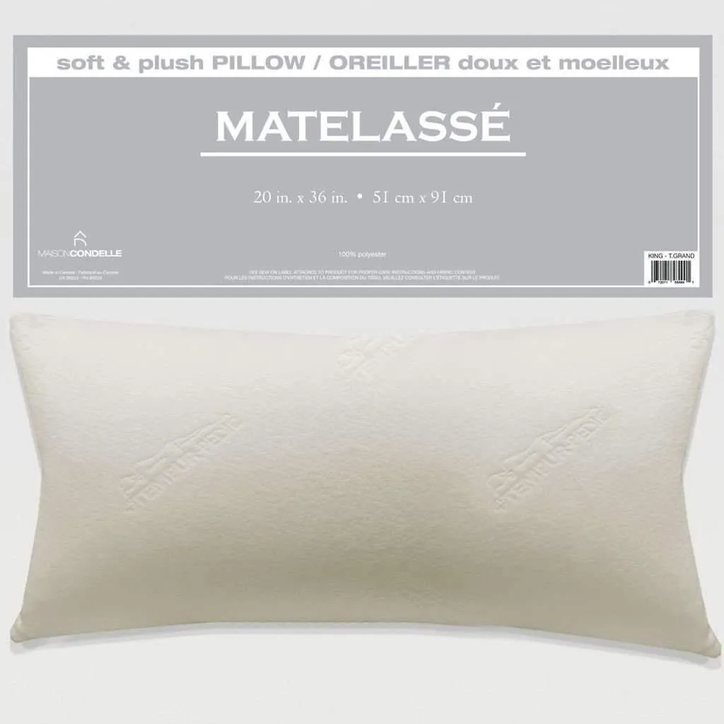 Matelasse Memory Foam Pillow