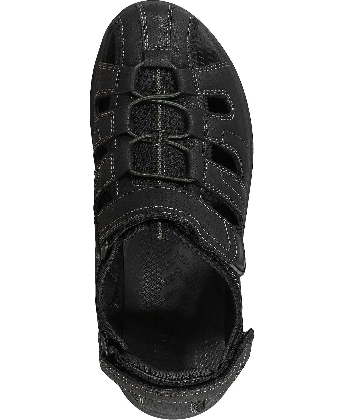 Men's rio vista Nunn Bush fisherman sandals, black