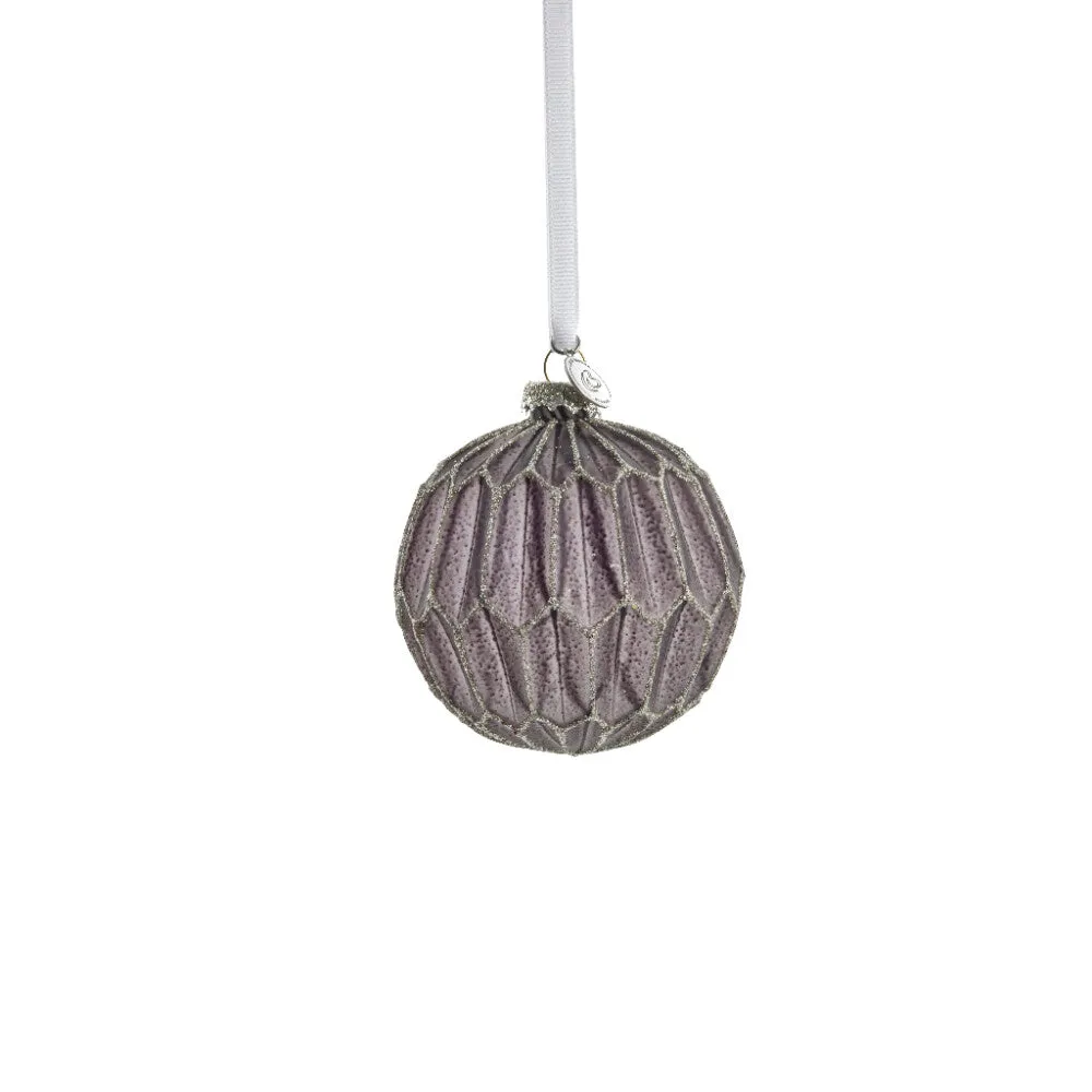 Navina bauble H8 cm. dark grey