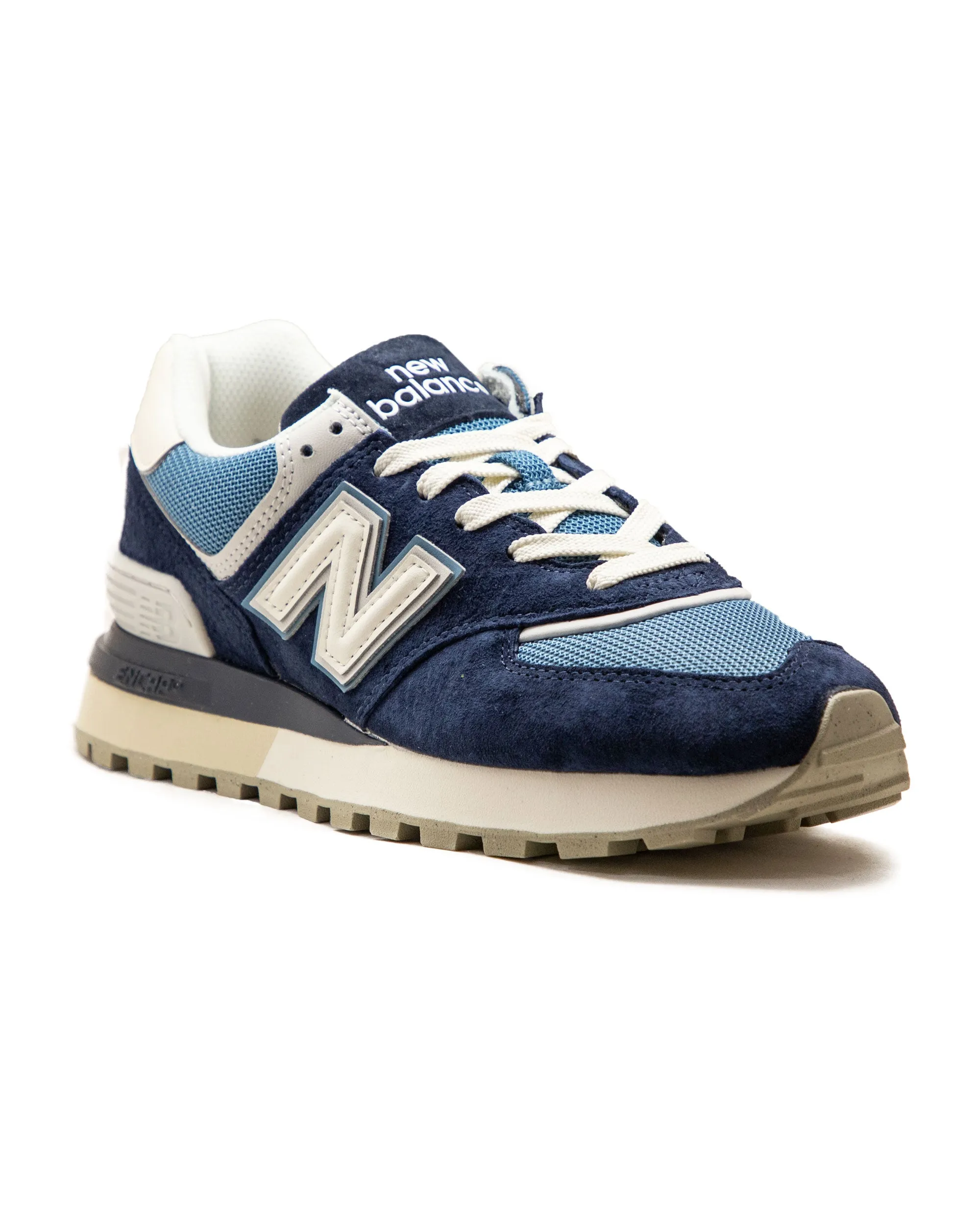 New Balance 574 Legacy Suede Blu