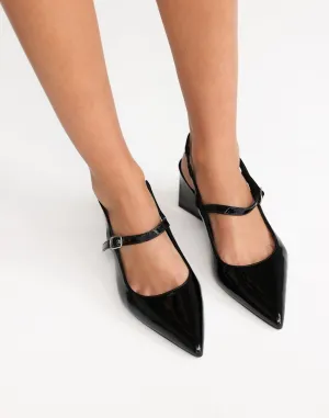 Sharp Heels (Black Patent) - By Therapy