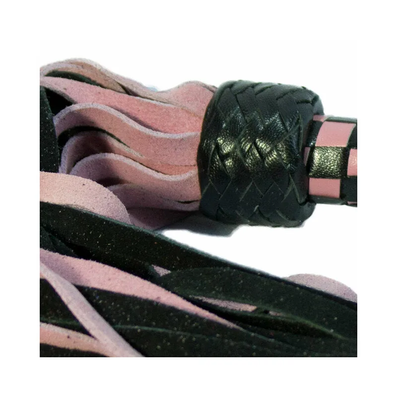 Short Suede Flogger Pink/Black