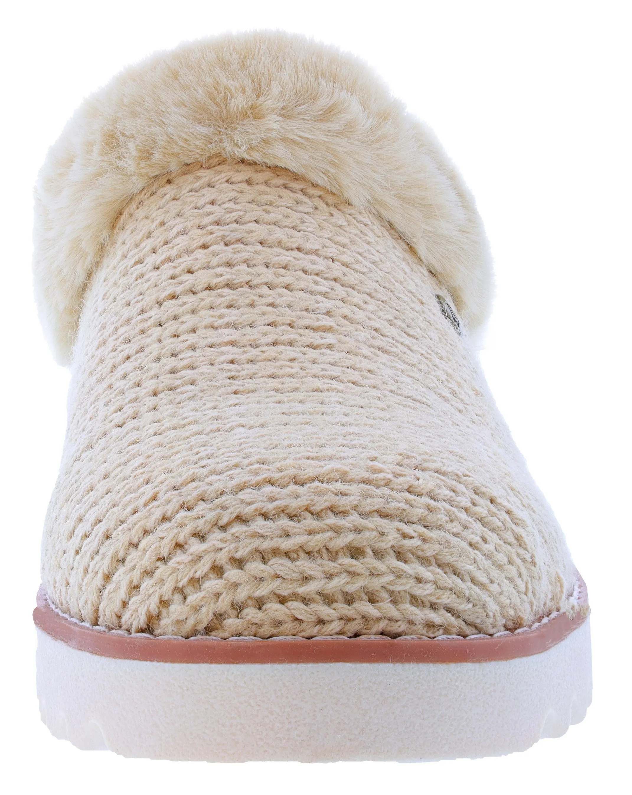 Skechers Bobs Women's Mountain Kiss Sweet Summit Memory Foam Slippers