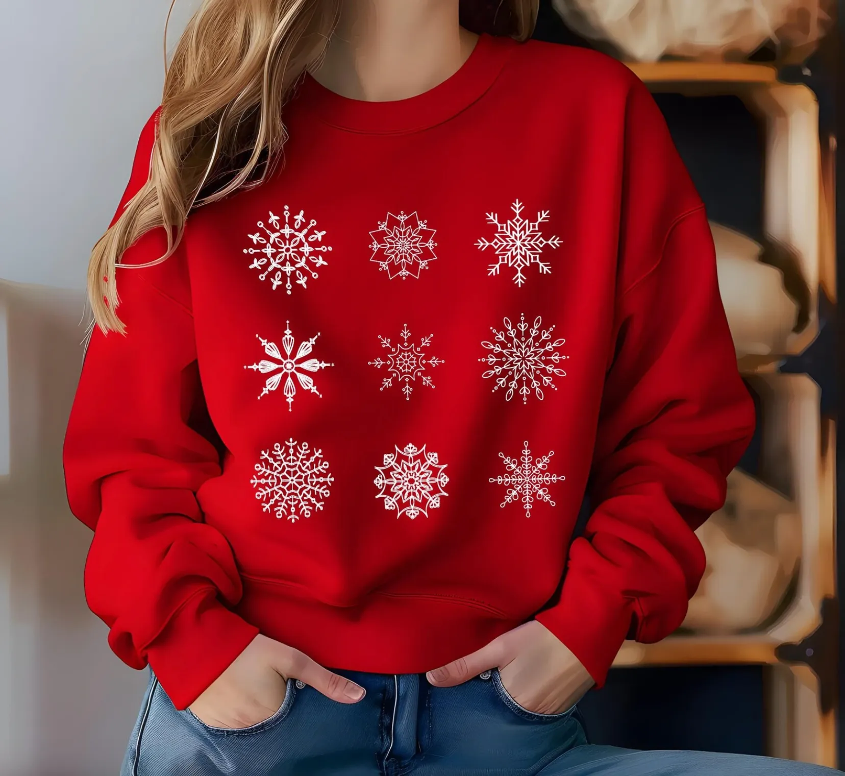 Snowflake Sweatshirt