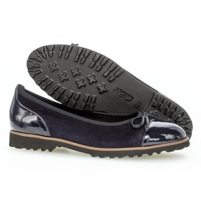 Temptation Navy Suede/Patent