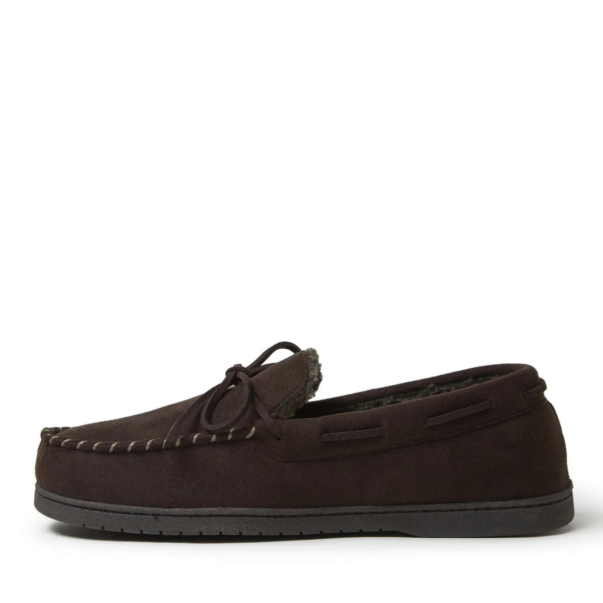 Toby Microsuede Tie Moccasin