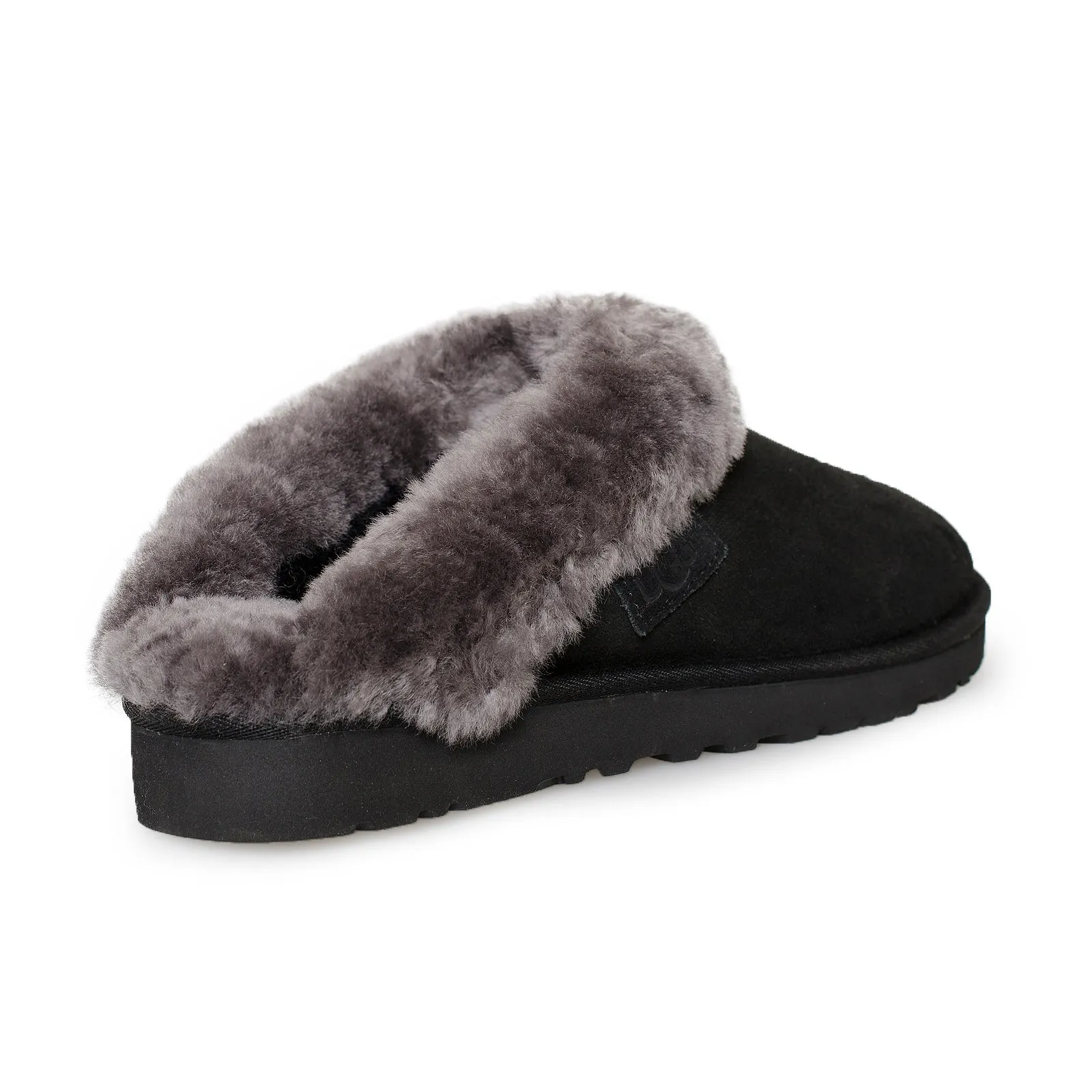 UGG Cluggette Black Slippers - Women's