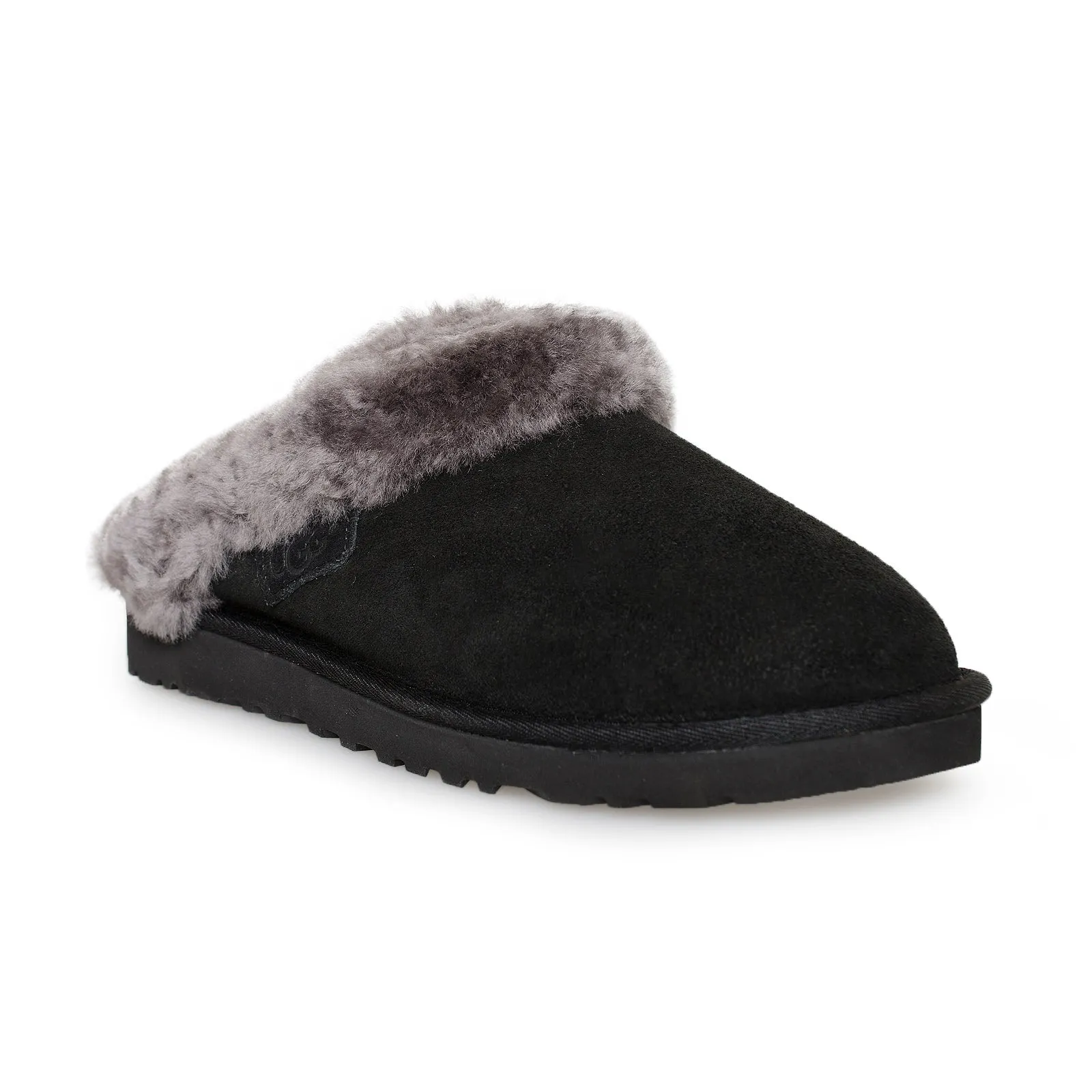 UGG Cluggette Black Slippers - Women's