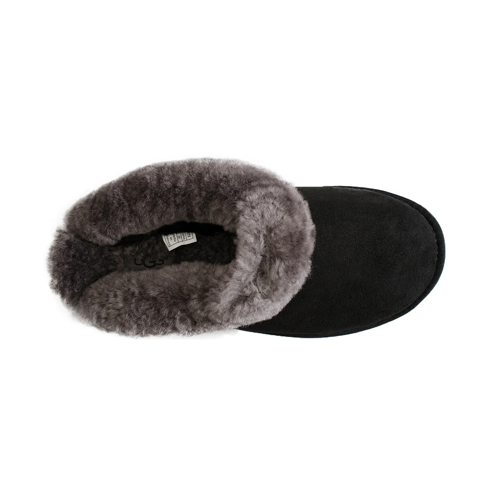 UGG Cluggette Black Slippers - Women's