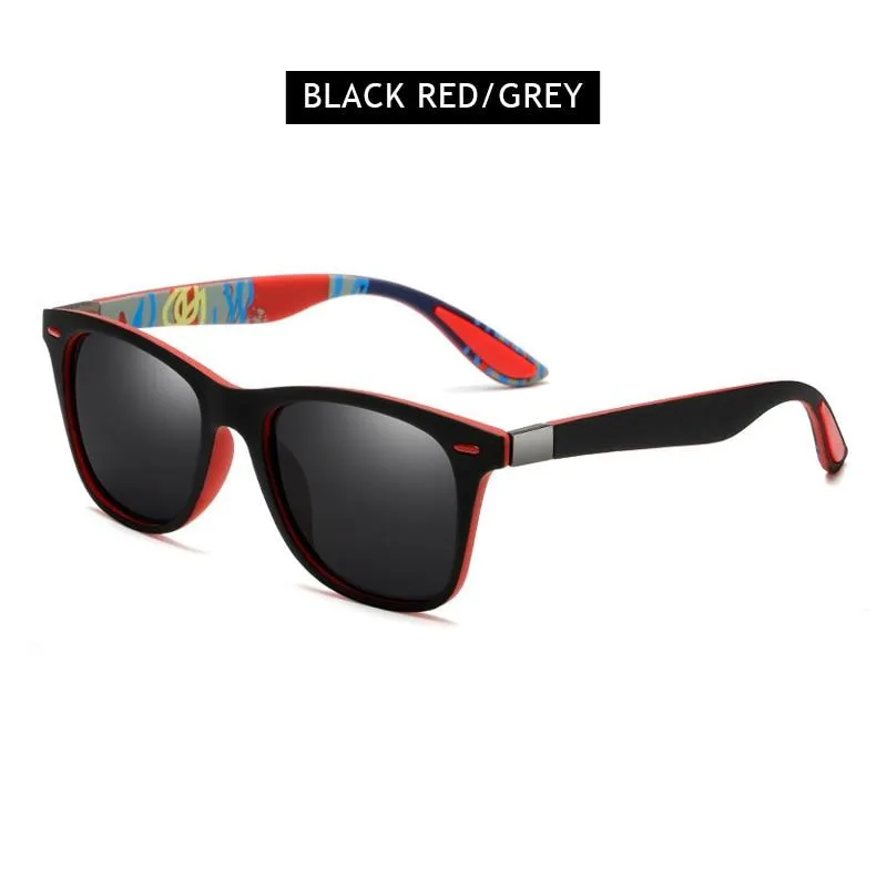 Unisex Polarised Classic Square Driving Sun Glasses