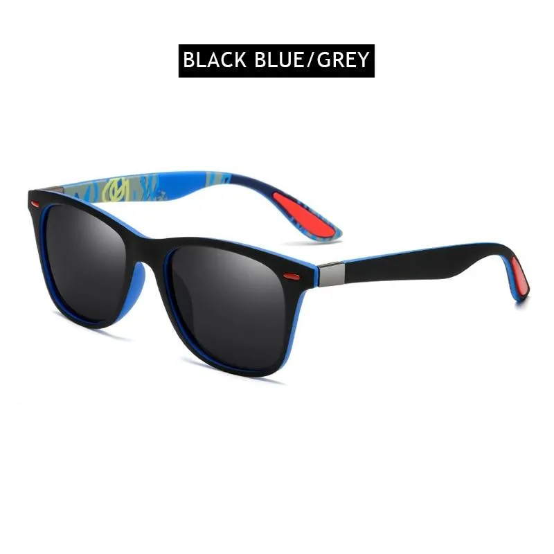 Unisex Polarised Classic Square Driving Sun Glasses