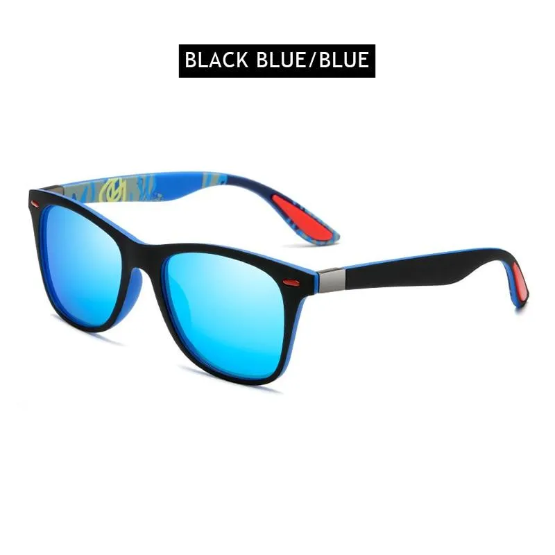 Unisex Polarised Classic Square Driving Sun Glasses