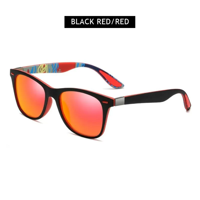 Unisex Polarised Classic Square Driving Sun Glasses