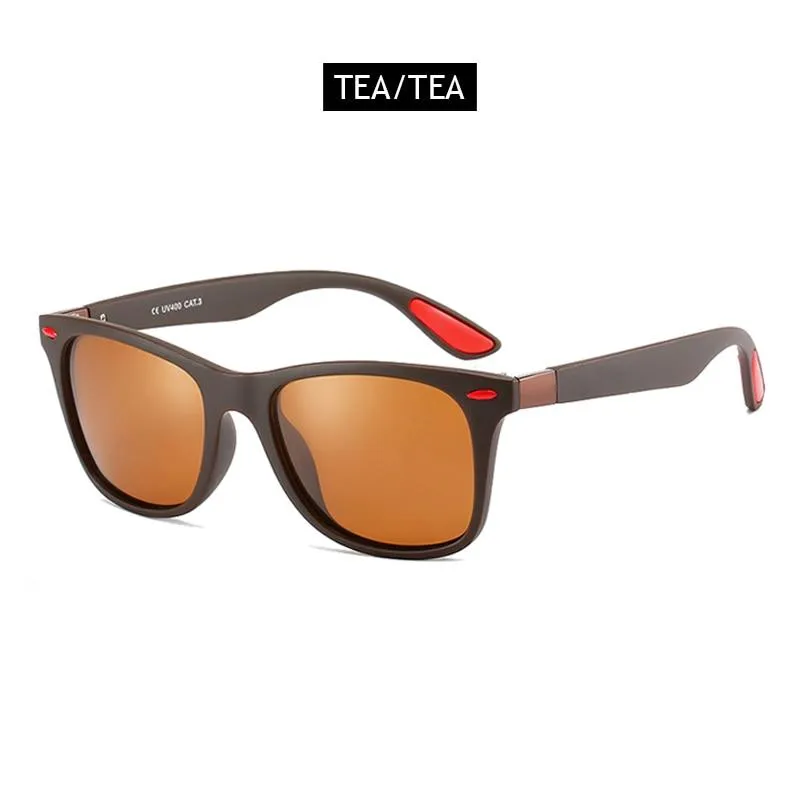 Unisex Polarised Classic Square Driving Sun Glasses