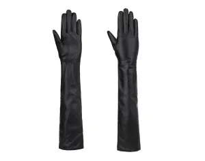 YISEVEN Women Touchscreen Long Opera Leather Gloves